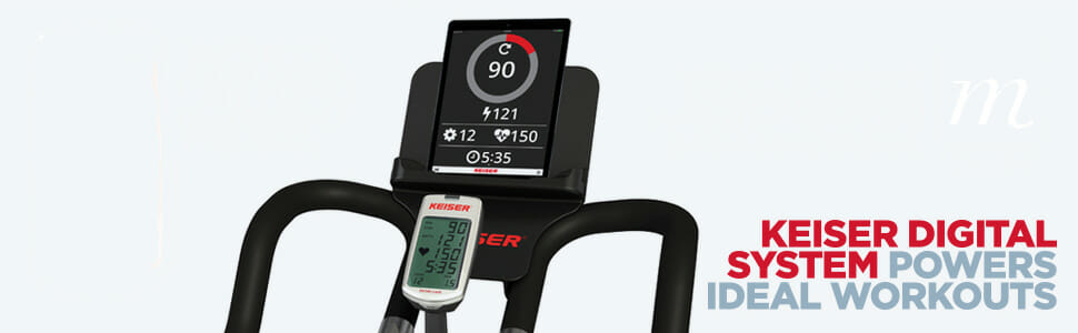 Keiser M3i Indoor Spin Bike app and workout programs