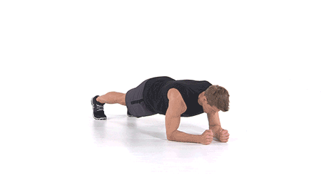 hight plank to low plank