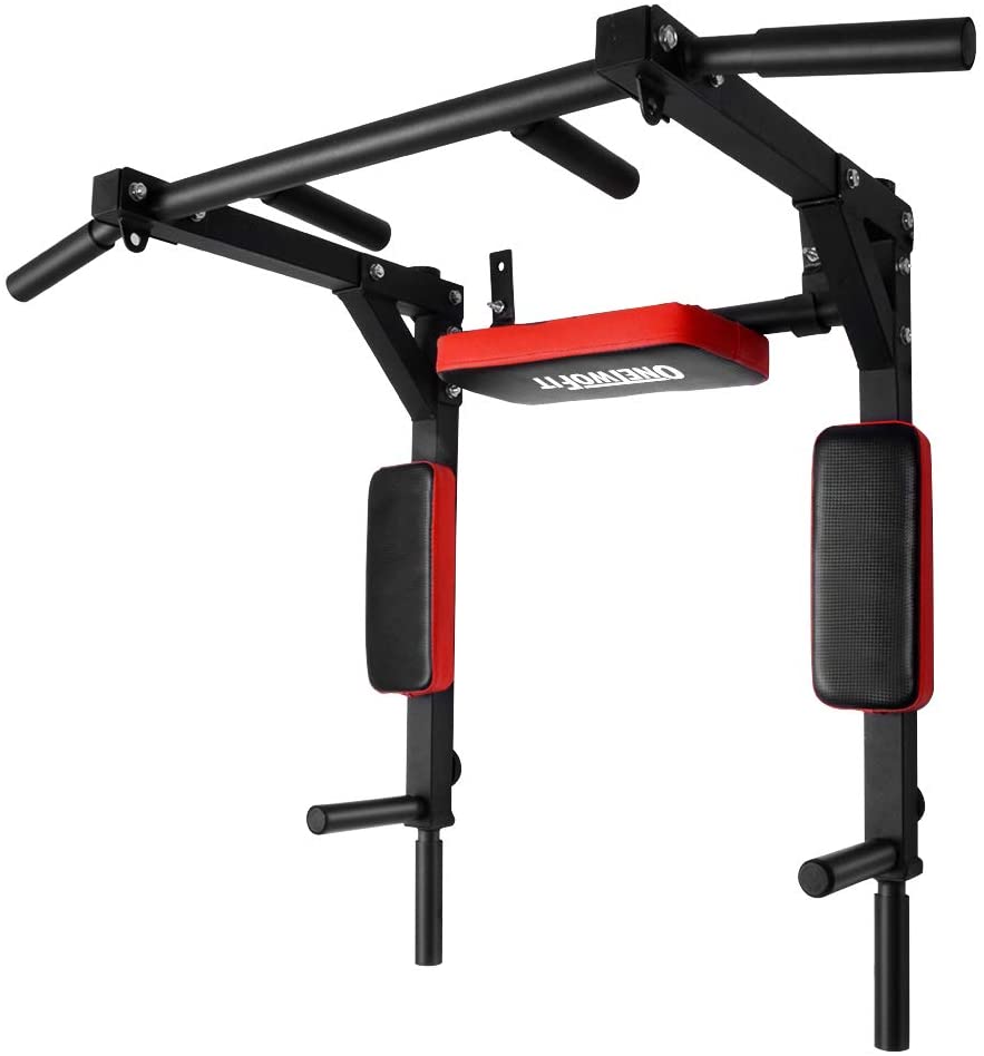 ONETWOFIT Multifunctional Wall Mounted Pull Up Bar