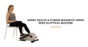Sunny Health & Fitness Magnetic Under Desk Elliptical Machine